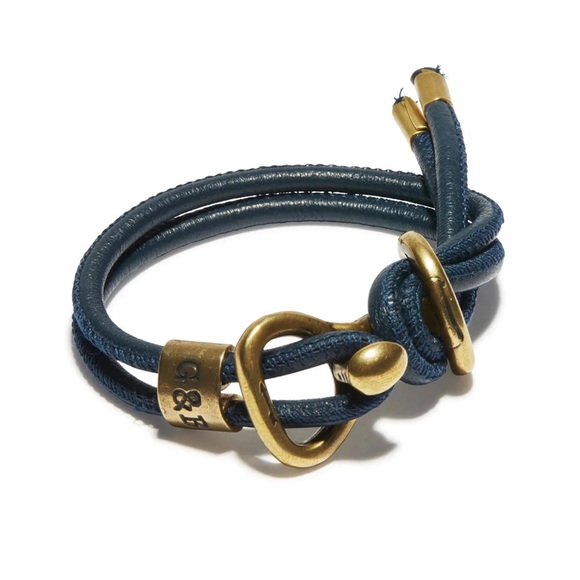 Free People Jewelry - New Free People Giles & Brother Round Leather Wrap Bracelet Green